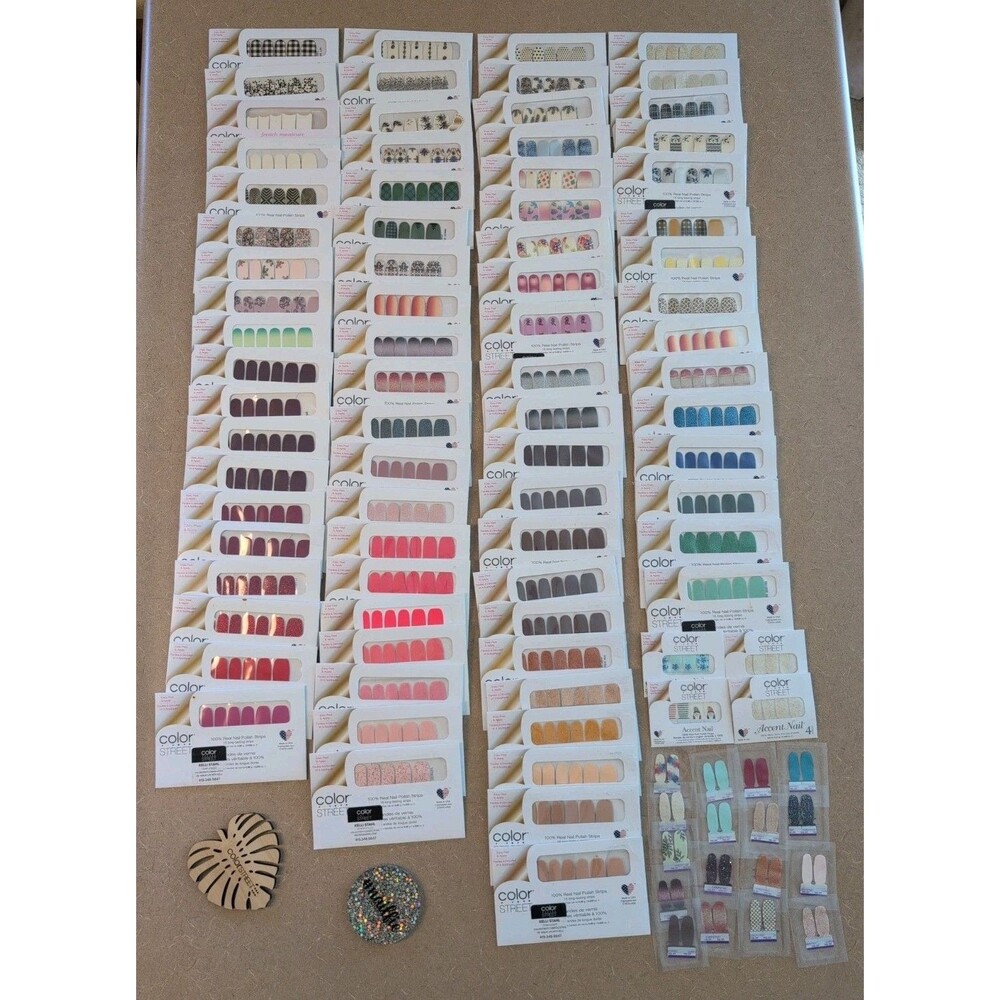 Color Street Nail Strips Lot of 80 Assorted NEW Sets -Many Retired Hard To Find!